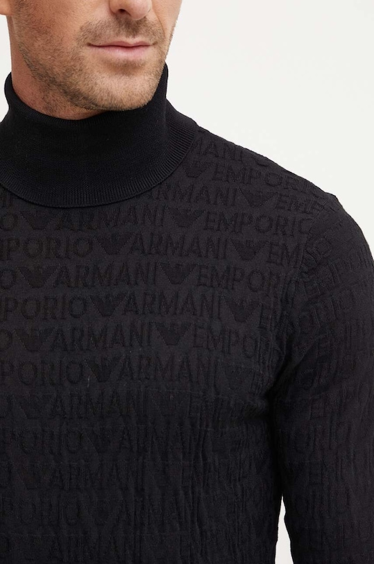Шерстяной свитер Emporio Armani 6D1MXJ.1MJMZ чёрный