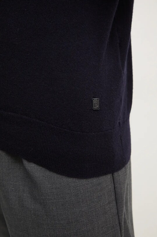 Liu Jo sweter wełniany QF4004.MA27P granatowy