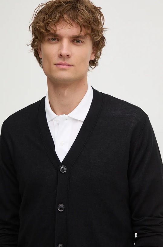 Liu Jo kardigan wełniany czarny QF4005.MA27P