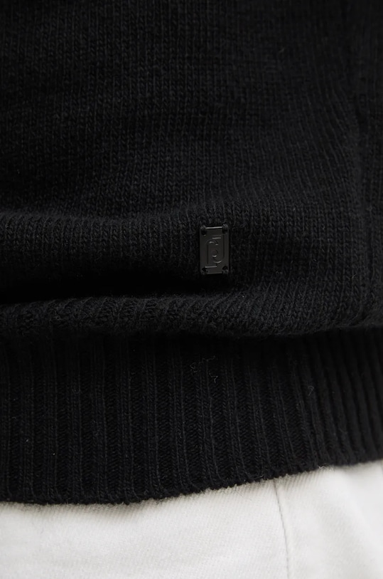 Μάλλινο πουλόβερ Liu Jo QF4018.MA37C μαύρο