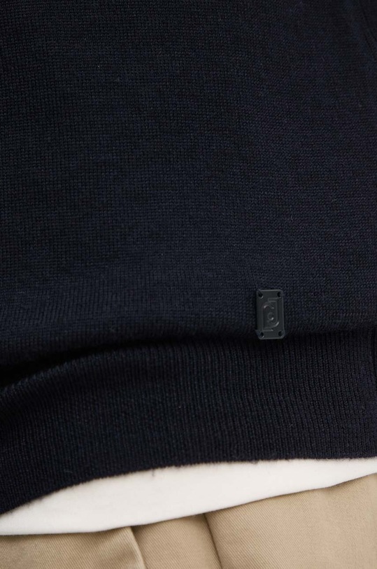 Liu Jo sweter wełniany QXX004.MA27P granatowy