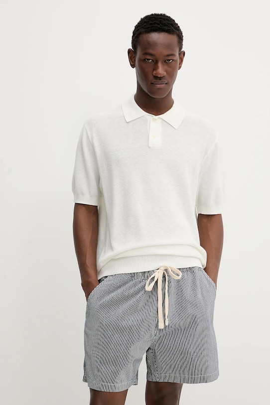 Bavlnené polo tričko Levi's béžová A7294