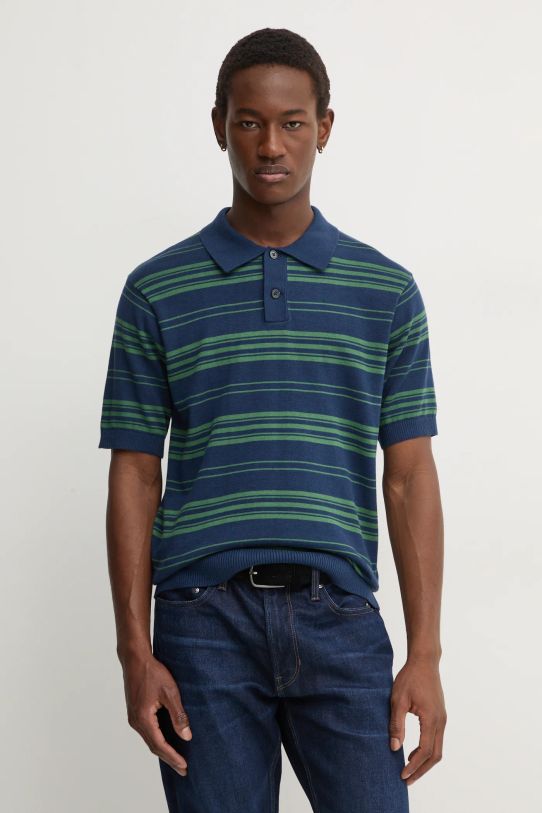 Levi's polo de bumbac regular bleumarin A7294