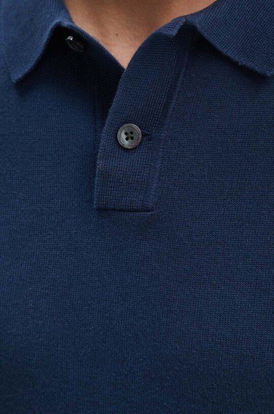 Bavlnené polo tričko Levi's A7294 tmavomodrá