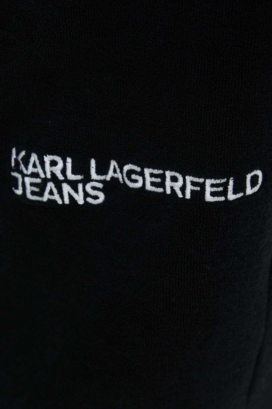 Бавовняна кофта Karl Lagerfeld Jeans 245D1800 чорний