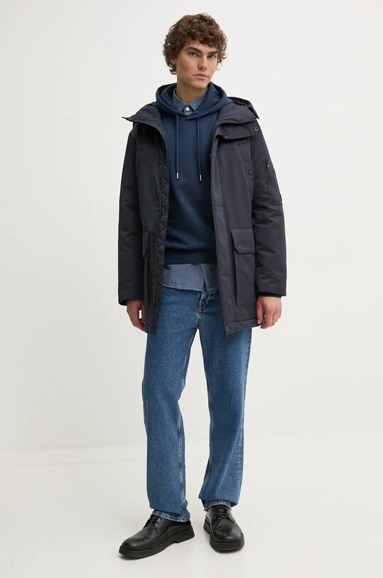 Marc O'Polo hanorac de bumbac 428402654180 albastru AW24