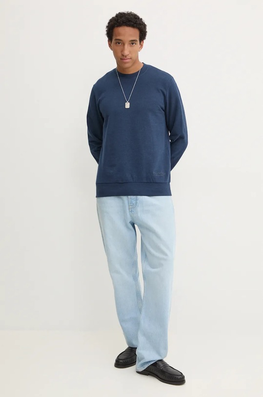 Bavlněná mikina Marc O'Polo 428402654182 modrá AW24