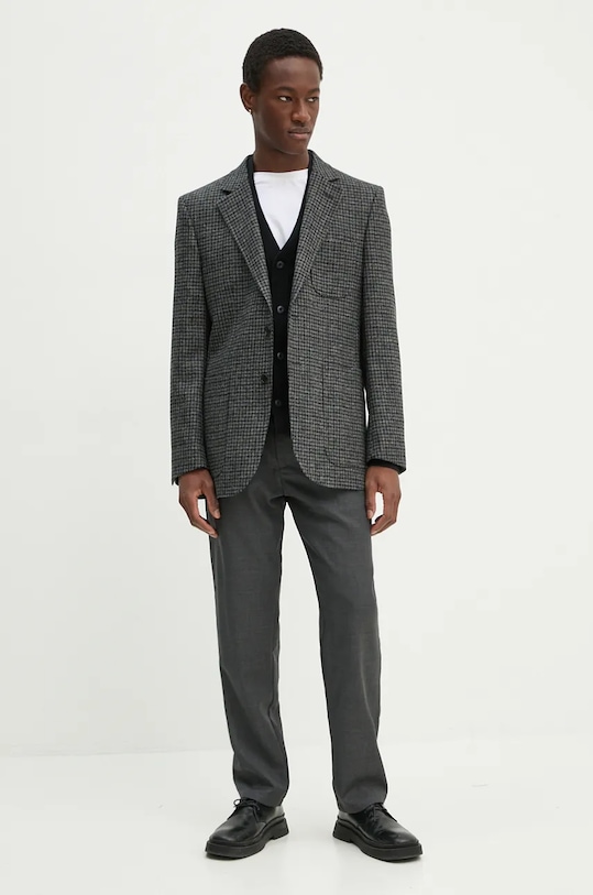 Marc O'Polo cardigan din amestec de lana 429514461216 negru AW24