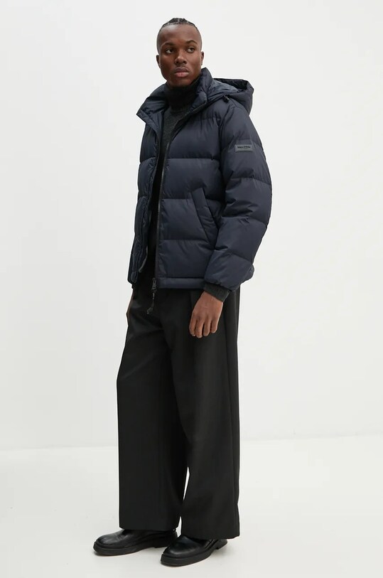 Бавовняний светр Marc O'Polo 429502160338 чорний AW24
