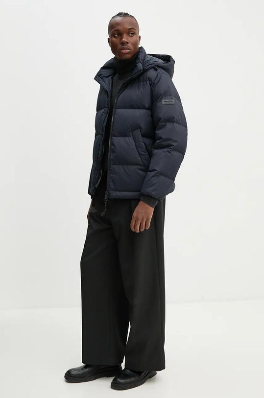 Marc O'Polo sweter bawełniany 429502160338 czarny AW24