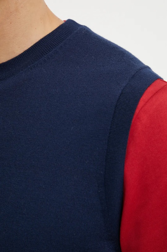 United Colors of Benetton vesta de lana 11AHU105Z bleumarin