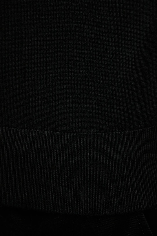 Μάλλινο γιλέκο United Colors of Benetton μαύρο 11AHU105Z