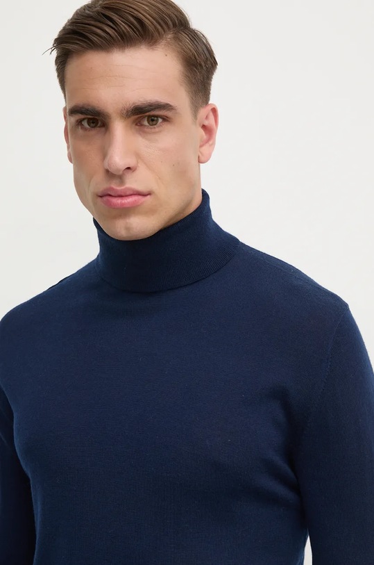 Vlněný svetr United Colors of Benetton námořnická modř 11AHU2010