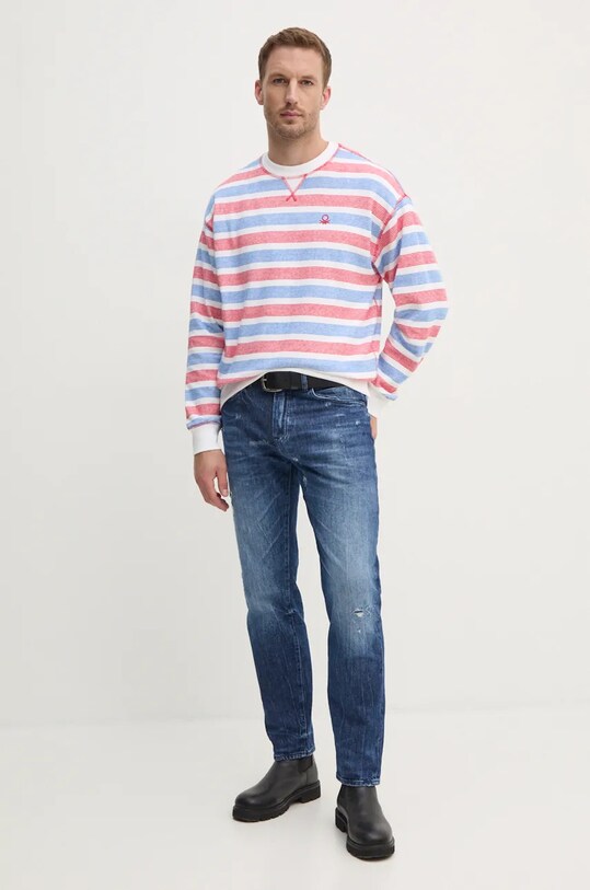 United Colors of Benetton sweter 33RPU109D biały NC24