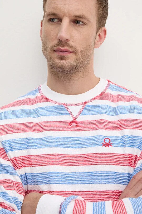 United Colors of Benetton sweter biały 33RPU109D