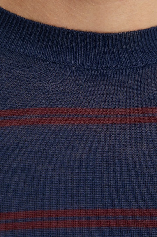 Vlněný svetr United Colors of Benetton 11AHK107L námořnická modř
