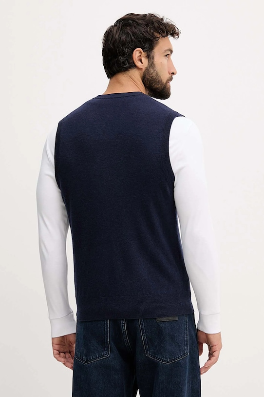 Одяг Вовняний жилет United Colors of Benetton 1002U400L темно-синій