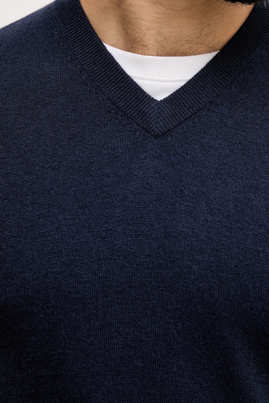 Вовняний жилет United Colors of Benetton 1002U400L темно-синій
