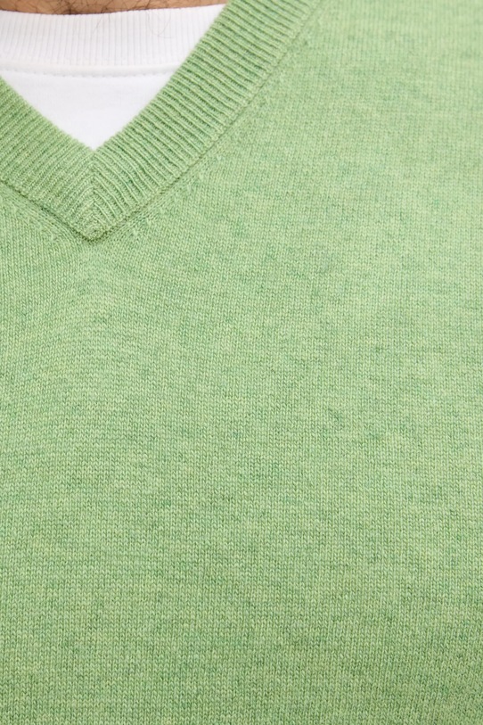 United Colors of Benetton kamizelka wełniana 1002U400L zielony
