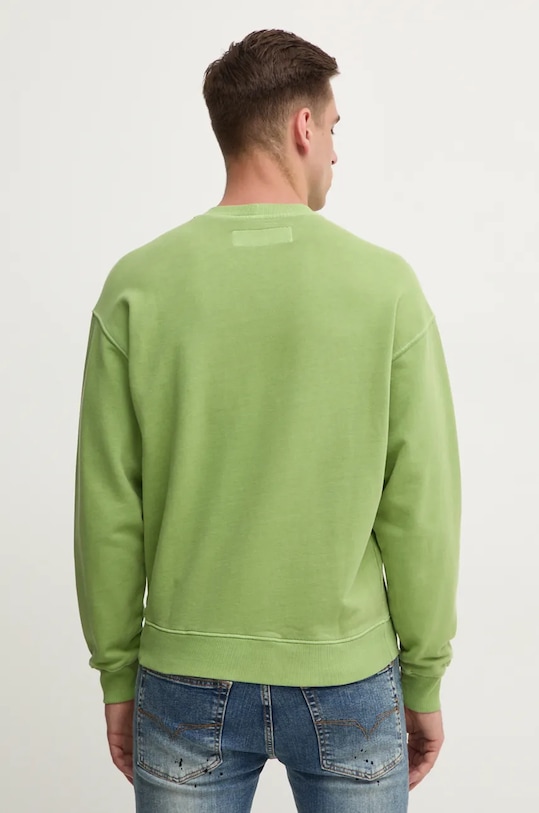 United Colors of Benetton bluza bawełniana 3P0VU1095 zielony SS25