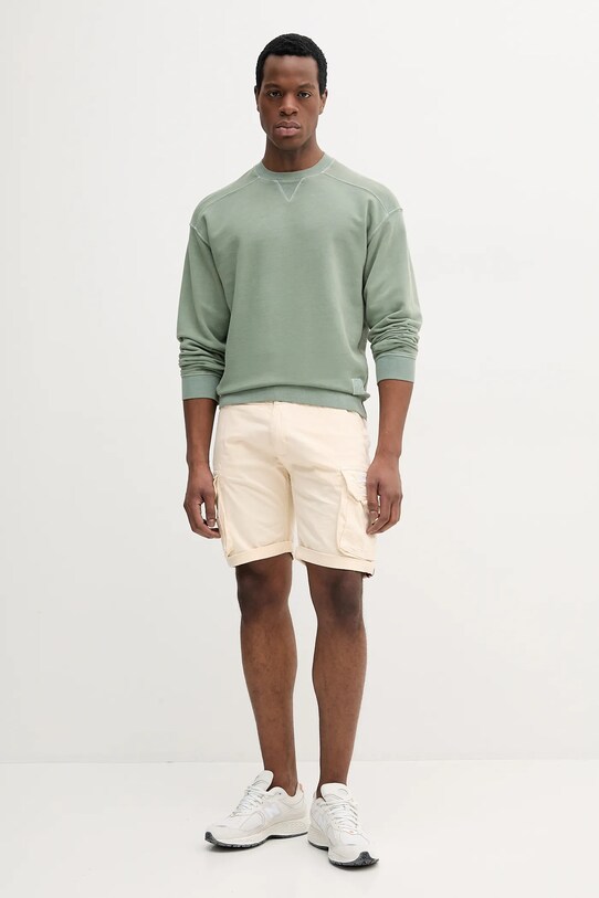 United Colors of Benetton bluza bawełniana 3P0VU1095 zielony SS25