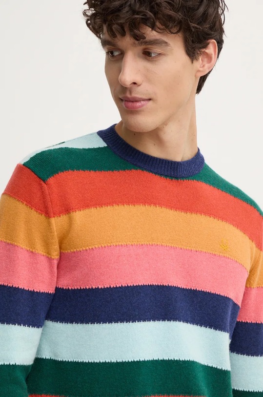 Svetr z vlněné směsi United Colors of Benetton vícebarevná 1235K107K