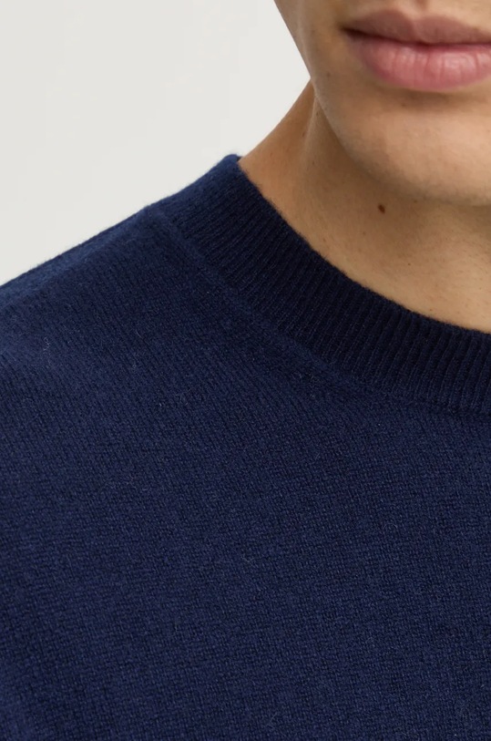 United Colors of Benetton sweter kaszmirowy 1033U105S granatowy
