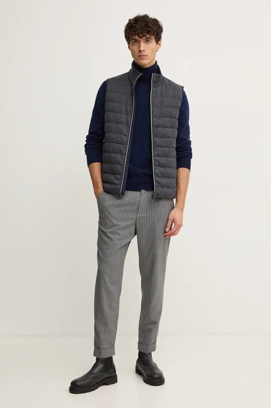 United Colors of Benetton sweter kaszmirowy 1033U2011 granatowy AW24