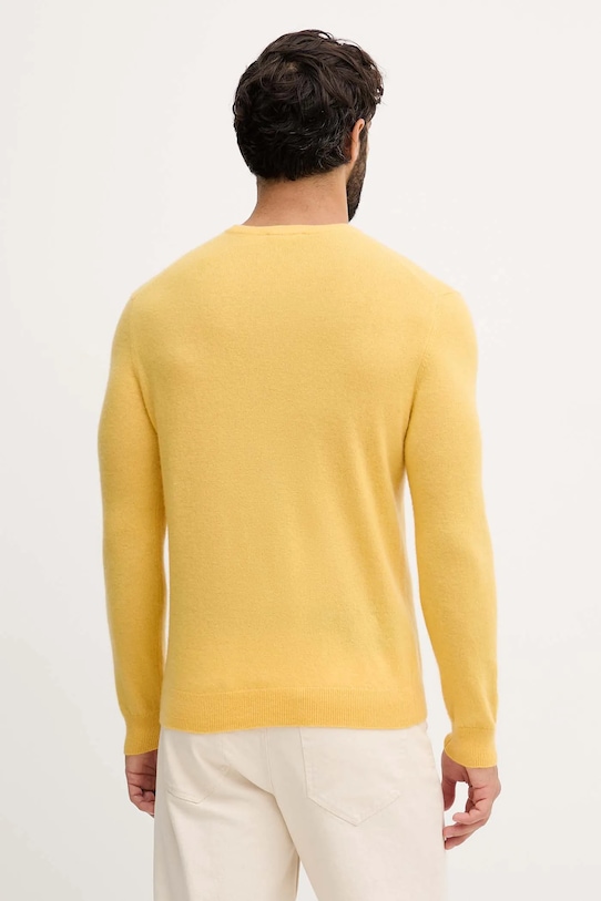 Odzież United Colors of Benetton sweter wełniany 1002U1G34 żółty