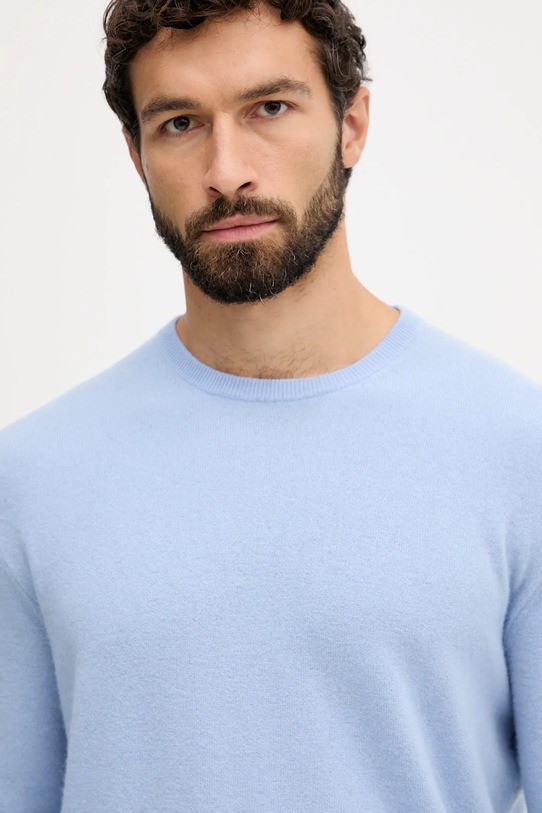 Вовняний светр United Colors of Benetton блакитний 1002U1G34