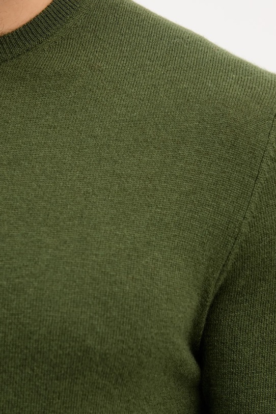 Вовняний светр United Colors of Benetton зелений 1002U1G34