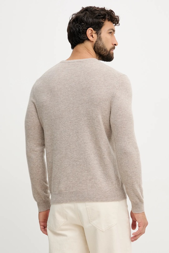 Odzież United Colors of Benetton sweter wełniany 1002U1G34 brązowy