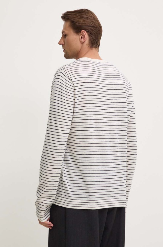 Odzież The Kooples sweter wełniany HPUL29002K beżowy