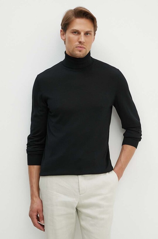 Theory pulover de lana subtiri negru M0781705