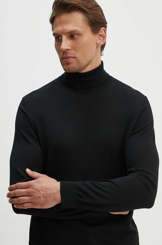 Vuneni pulover Theory M0781705 crna