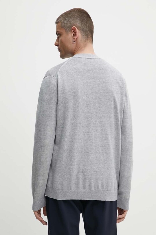 Theory kardigan lniany N0283709 szary AW24