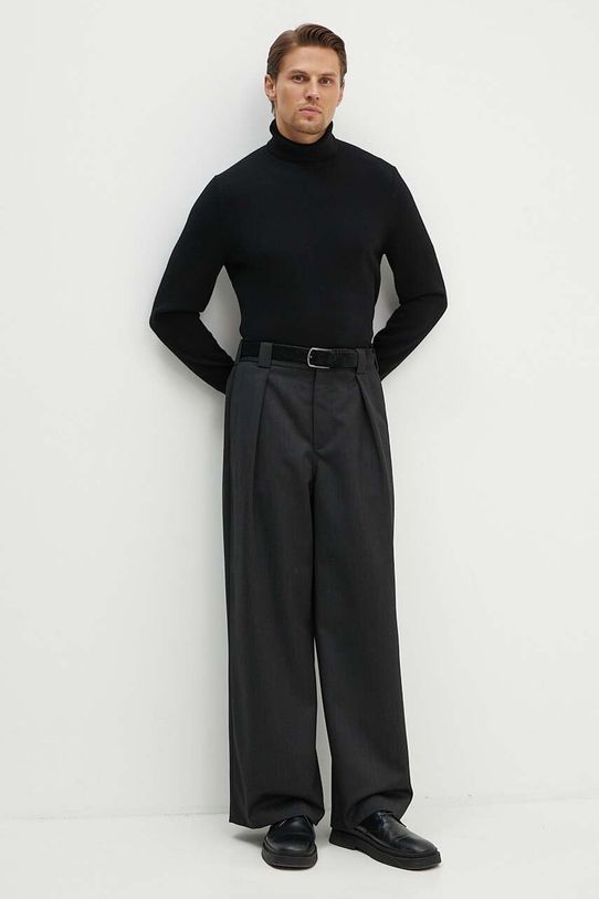 Theory sweter kaszmirowy N0888705 czarny AW24