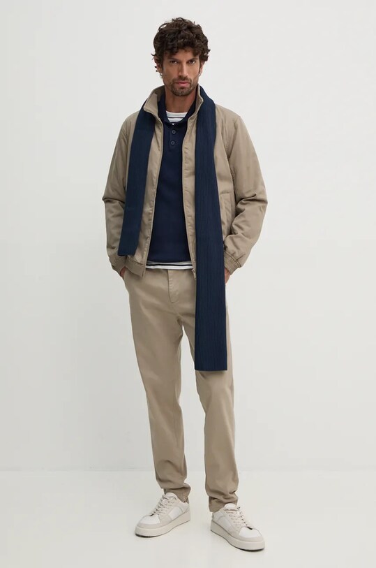 Armani Exchange pulover din amestec de lana 6DZF1A.ZM1LZ bleumarin AW24