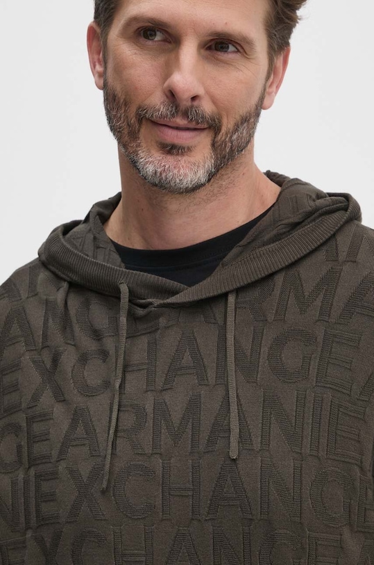 Armani Exchange sweter zielony 6DZM1B.ZM4DZ