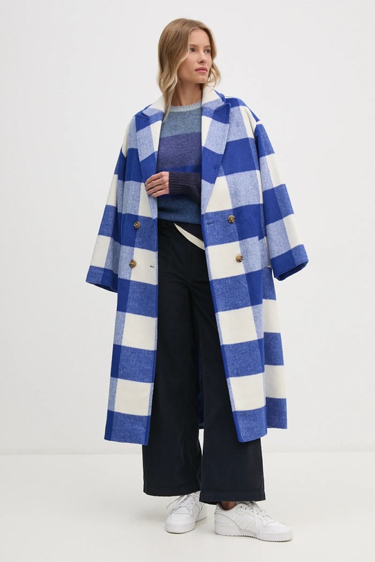 Oblečenie Vlnený sveter United Colors of Benetton 103MK107T modrá