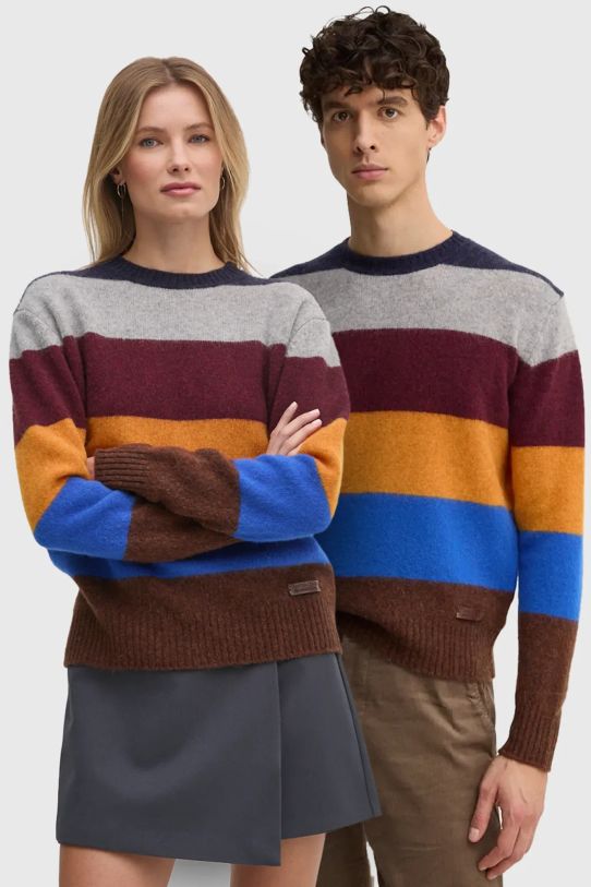 Шерстяной свитер United Colors of Benetton шерсть мультиколор 103MK107T