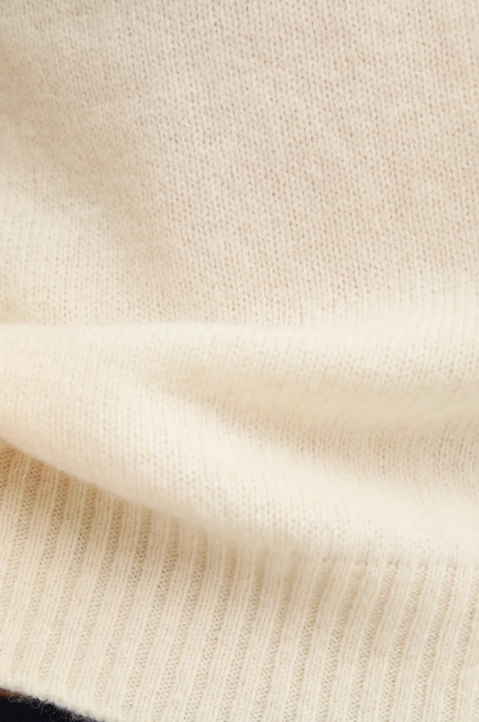 United Colors of Benetton sweter wełniany beżowy 103MU108N