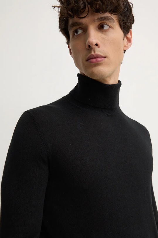 Odzież United Colors of Benetton sweter wełniany 103MU108N czarny