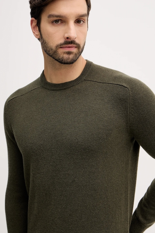 Vlněný svetr United Colors of Benetton zelená 1006U108W