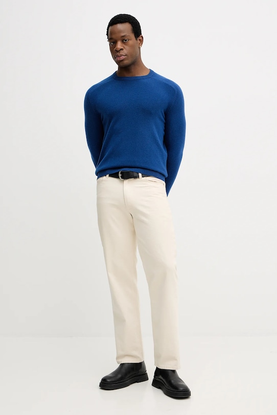 Vlněný svetr United Colors of Benetton 1006U108W modrá AW25