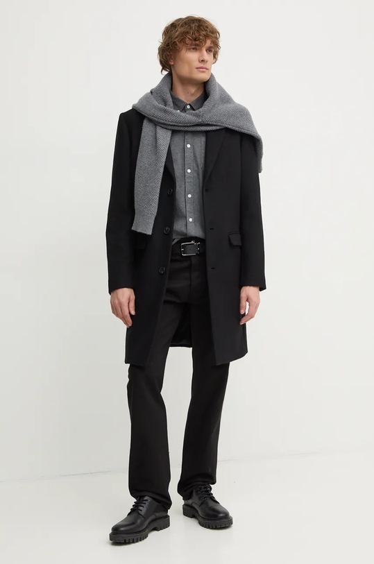 Vlněný svetr United Colors of Benetton 1344U108H šedá NC24