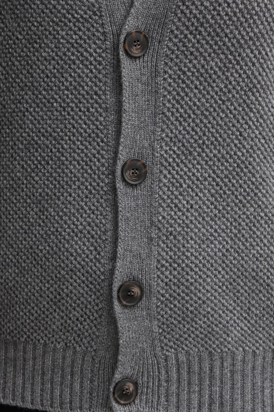 United Colors of Benetton kardigan wełniany 18AYU5012 szary