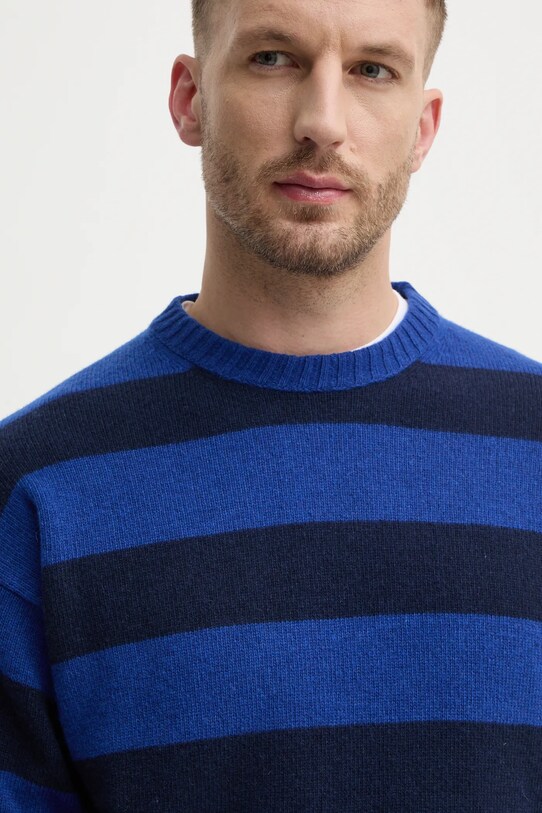 Îmbrăcăminte United Colors of Benetton pulover de lână 18AYK107Y albastru