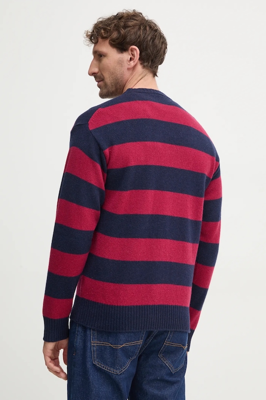 Одежда Шерстяной свитер United Colors of Benetton 18AYK107Y тёмно-синий