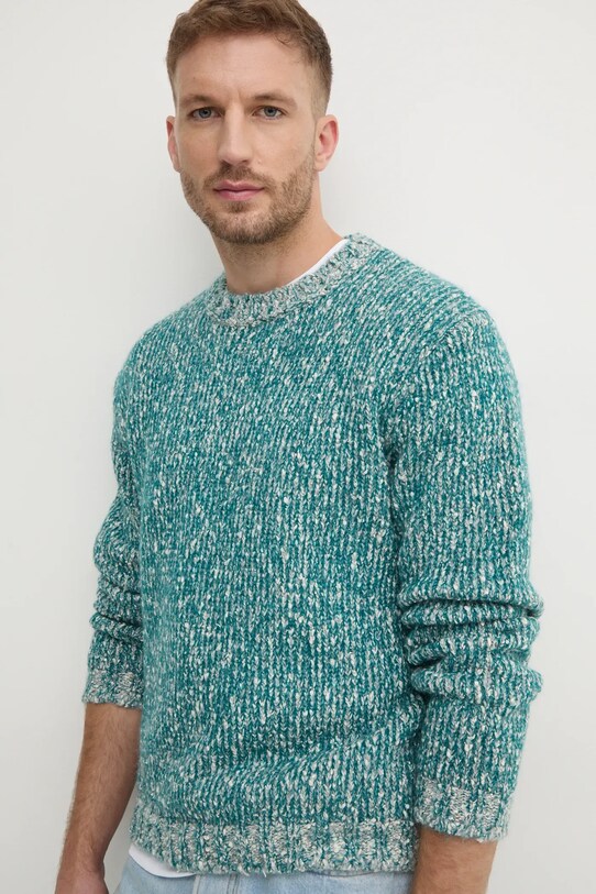 United Colors of Benetton pulover din amestec de lana 116NU108M